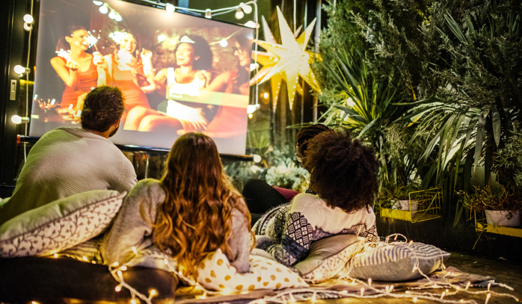 Affordable Backyard Luxury: 11 Ideas to Elevate Your Outdoor Space - outdoor cinema