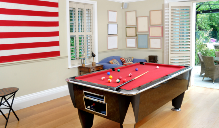Choosing the Best Felt Color for Your Pool Table - Bold Red